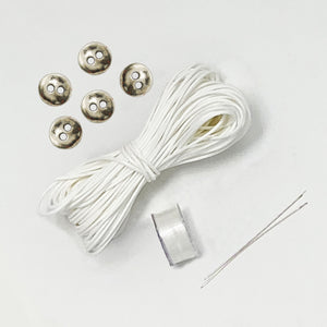 White wrap bracelet supplies - TruLoom